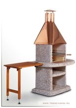 Приставной деревянный столик к прямоугольной столешнице